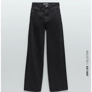 NWOT Zara Z1975 HI-RISE WIDE LEG JEANS
